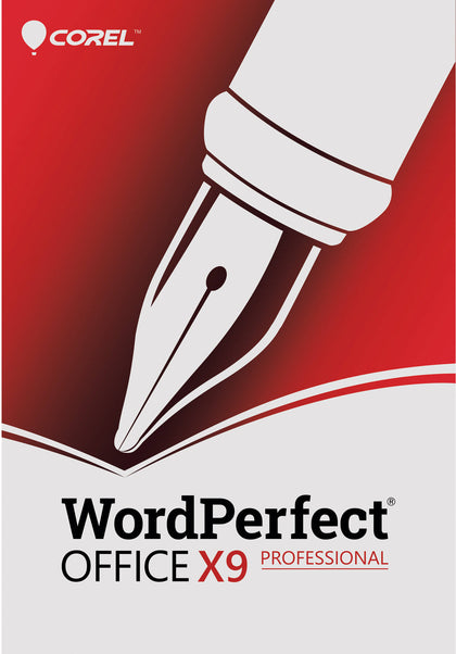 Corel WordPerfect X9 Professional 5 Pc's