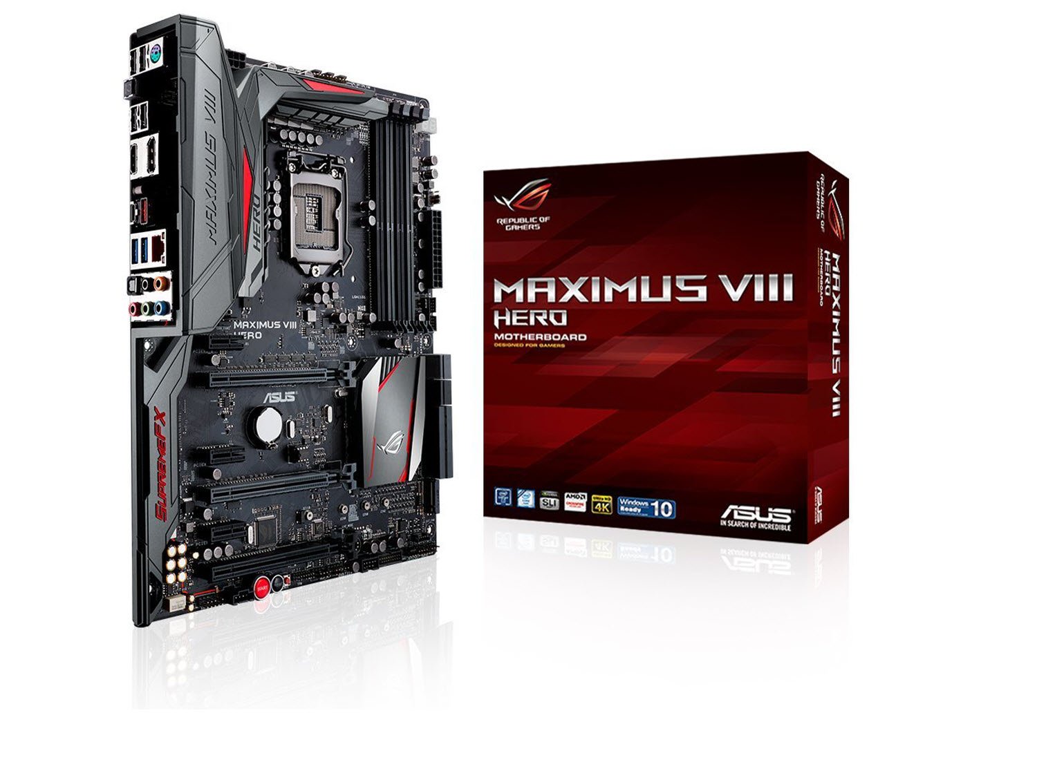 Asus ROG MAXIMUS VIII HERO LGA1151 DDR4 M.2 SATA 6Gb/s USB 3.1 – The  Express Liquidation Store