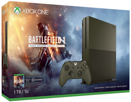 Xbox One S 1TB Console - Battlefield 1 Special Edition Bundle - Preorder