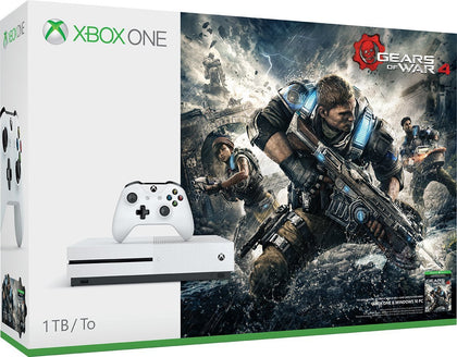 Xbox One S 1TB Console - Gears of War 4 Edition + Extra Controller Bundle