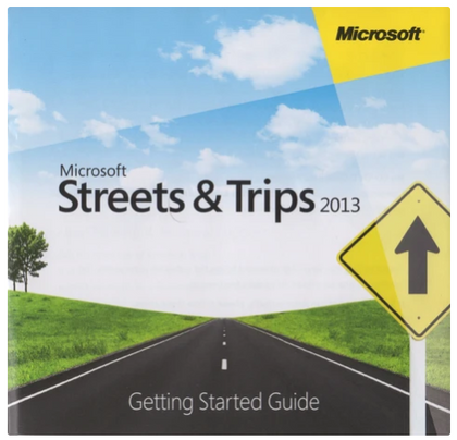 Streets & Trips 2013